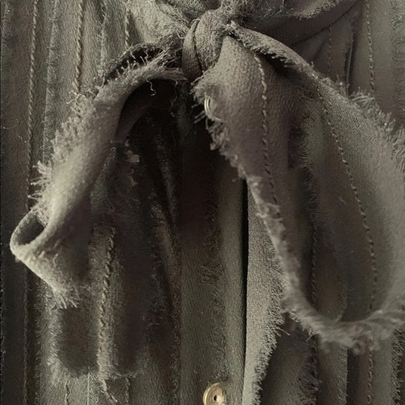 J. Crew 100% Silk Neck-Tie Blouse - Picture 8 of 12